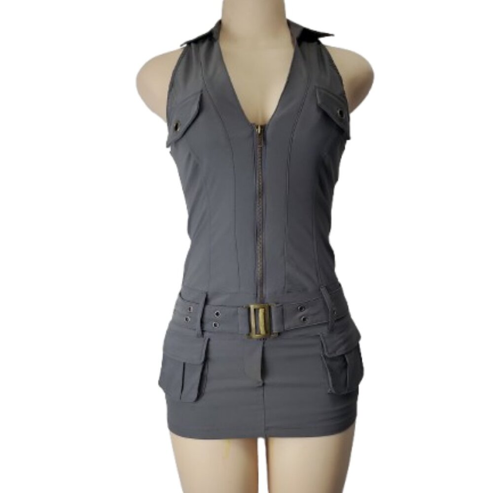Shein Icon women's gray romper size XS
